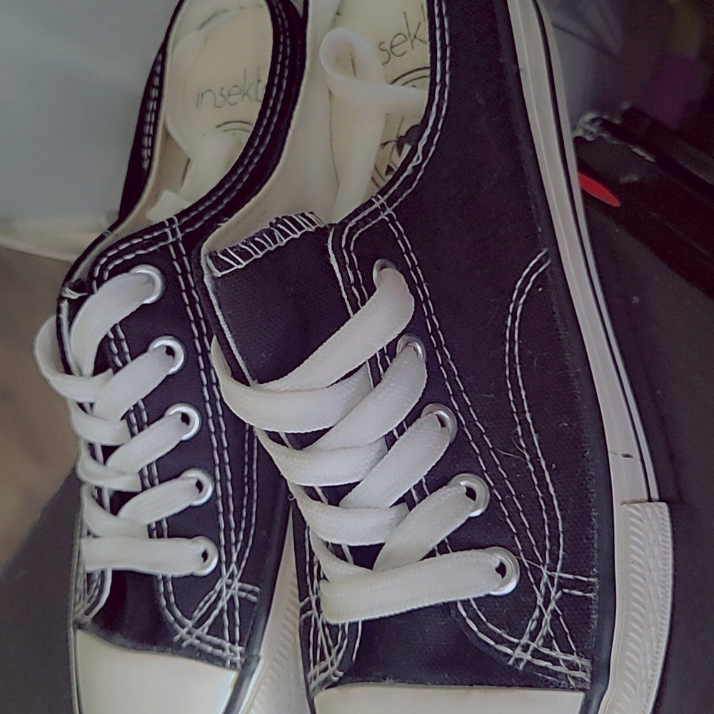 Black and White Sneakers